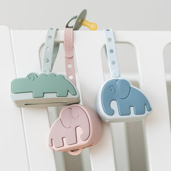 Done By Deer Silicone Pacifier Pouch | Elphee Portable Dummy Case - My Little Thieves