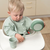 Done By Deer Sleeved Pocket Bib | Croco & Birdee Waterproof Full Cover Bib - My Little Thieves