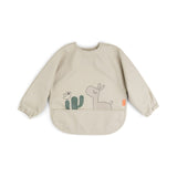 Done By Deer Sleeved Pocket Bib | Croco & Birdee Waterproof Full Cover Bib - My Little Thieves