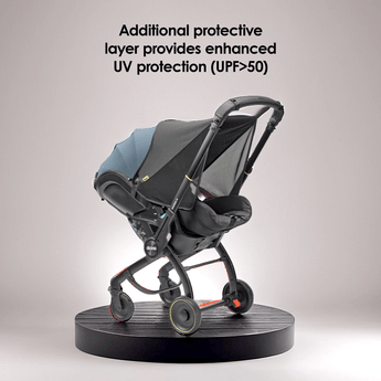 Doona X Sunshade Extension Black | Stroller Accessories - My Little Thieves