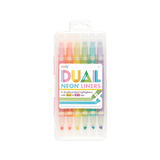 Dual Liner Double Ended Neon Highlighters - Set of 6 - My Little Thieves