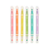 Dual Liner Double Ended Neon Highlighters - Set of 6 - My Little Thieves