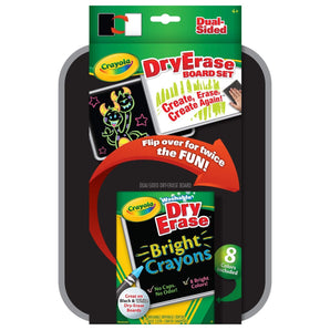 Dual - Sided Dry Erase Board Set with Bright Crayons - My Little Thieves