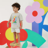 Eat The Cake Boys Grey Hooray T Shirt | Kids Fashion - My Little Thieves