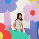 Eat The Cake Girls Tulip Grey Shorts T Shirt Set | Kids - My Little Thieves