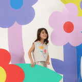 Eat The Cake Girls Tulip Grey Shorts T Shirt Set | Kids - My Little Thieves