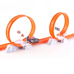 D-POWER Ejection Track Set & Colour Changing Car