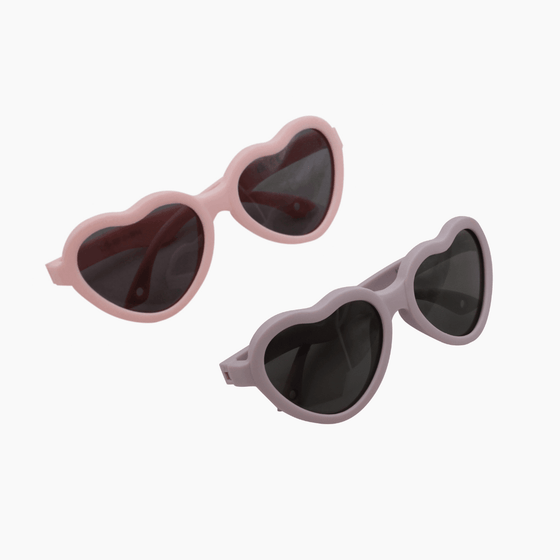 Ella - Lilac Heart Baby Sunglasses - My Little Thieves