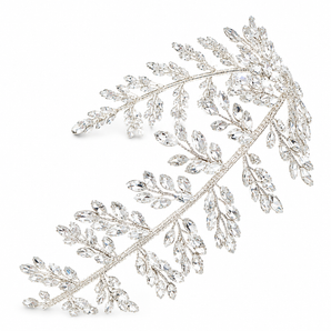 My Little Thieves Silver Enchanted Leaf Kids Tiara