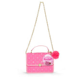 Fao Schwarz Girls Chelsea Flap Bag | Pink Monogram Fashion Handbag - My Little Thieves