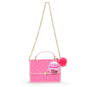 Fao Schwarz Girls Chelsea Flap Bag | Pink Monogram Fashion Handbag - My Little Thieves