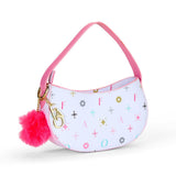 Fao Schwarz Girls Noho Shoulder Bag | Chic White & Pink Fashion Handbag - My Little Thieves