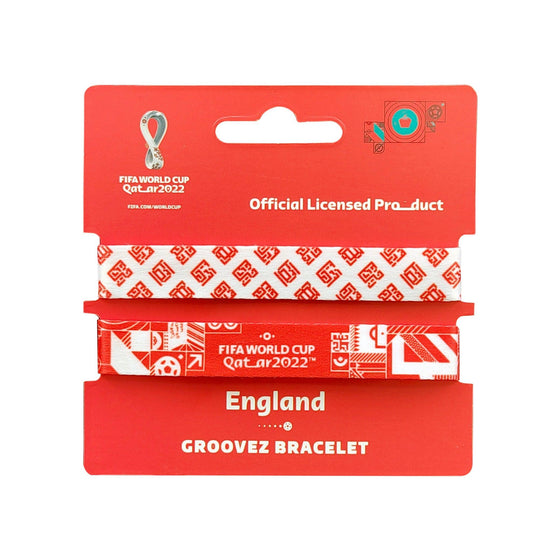 FIFA Fabric Fashionable Qatar 2022 World Cup Country Nylon bracelet - ENGLAND - My Little Thieves