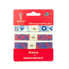 FIFA Fabric Fashionable Qatar 2022 World Cup Country Team Nylon bracelet - FRANCE - My Little Thieves