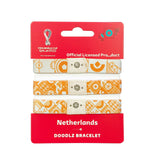 FIFA Fabric Fashionable Qatar 2022 World Cup Country Team Nylon bracelet - NETHERLANDS - My Little Thieves