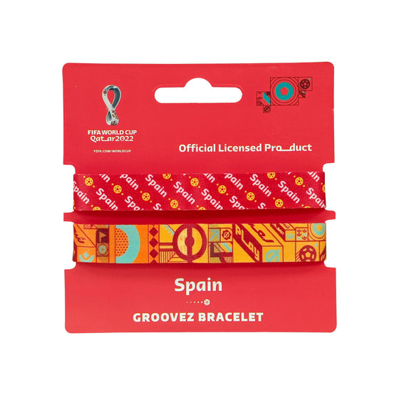 FIFA Fabric Fashionable Qatar 2022 World Cup Country Team Nylon bracelet - SPAIN - My Little Thieves