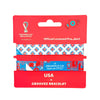 FIFA Fabric Fashionable Qatar 2022 World Cup Country Team Nylon bracelet - USA - My Little Thieves
