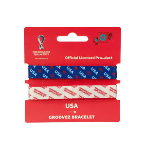 FIFA Fabric Fashionable Qatar 2022 World Cup Country Team Nylon bracelet - USA - My Little Thieves