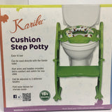 Frog shape Cushion Potty seat with Ladder - Green - My Little Thieves