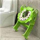 Frog shape Cushion Potty seat with Ladder - Green - My Little Thieves
