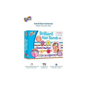 Galt Brilliant Hairbands Craft Kit | Make 8 Colourful Hairbands 6+ - My Little Thieves