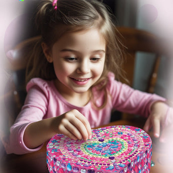 Galt Sparkle Jewellery Box Kit | Diy Gem Decorated Heart Box For Kids 6+ - My Little Thieves