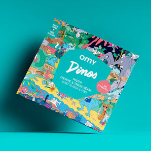 Omy Eco-Friendly Kids' Coloring Posters – Fun Animal and Jungle Designs