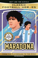 Classic Football Heroes: Maradona (Elite Edition) front cover, ISBN 9781789469516