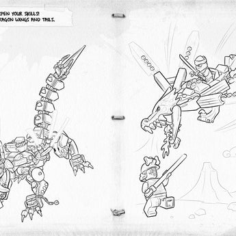 LEGO® NINJAGO®: How to Draw (with Master Wu minifigure) - publisher image 4