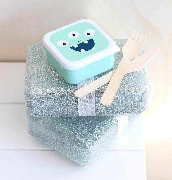 Glitter Lunch Box Silver - My Little Thieves