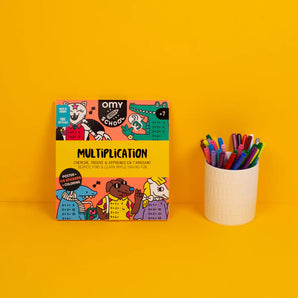 Omy School Educational Activity Books for Kids - Mythology & Multiplication