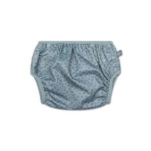 Eco-Friendly Leopard & Flower Hearts Swim Diaper