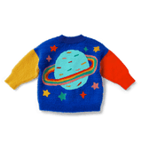 Halcyon Nights Rocket Ride Knit Kids Cardigan | Fluffy Winter Warm - My Little Thieves