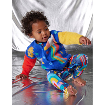 Halcyon Nights Rocket Ride Knit Kids Cardigan | Fluffy Winter Warm - My Little Thieves