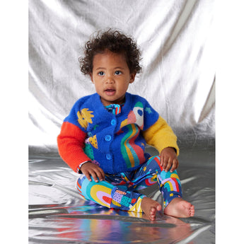 Halcyon Nights Rocket Ride Knit Kids Cardigan | Fluffy Winter Warm - My Little Thieves