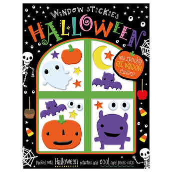 Halloween Window Stickies Activity Book - cover