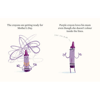 Harper Collins Publishers Happy Mother's Day From The Crayons ” Children's Book For Kids | Books - My Little Thieves