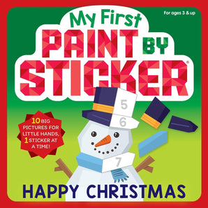 Workman Publishing – My First Paint by Sticker: Happy Christmas – product photo