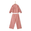 Pink Hearts All Over Cordurory Top & Pants Set