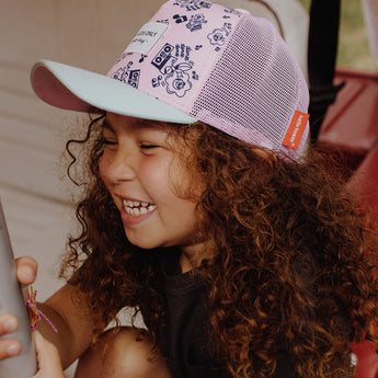Hello Hossy Dance kids cap lifestyle photo