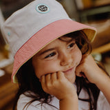Hello Hossy Mini Lychee bucket hat lifestyle photo