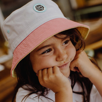 Hello Hossy Mini Lychee bucket hat lifestyle photo