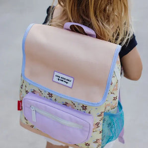 Hello Hossy Pastel Blossom backpack lifestyle photo