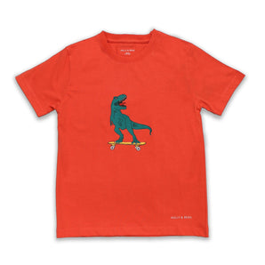 Holly And Beau Kids Dinosaur T Shirt | Eco Friendly Quick Dry Swim Top - My Little Thieves