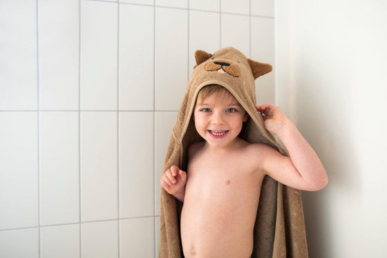 Hooded towel (75cm x 75cm) Mr. Dog - My Little Thieves