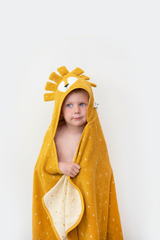 Hooded towel (75cm x 75cm) Mr. Lion - My Little Thieves