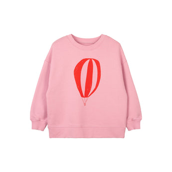 Hot Air Balloon Kid’s Sweatshirt - Pink - My Little Thieves
