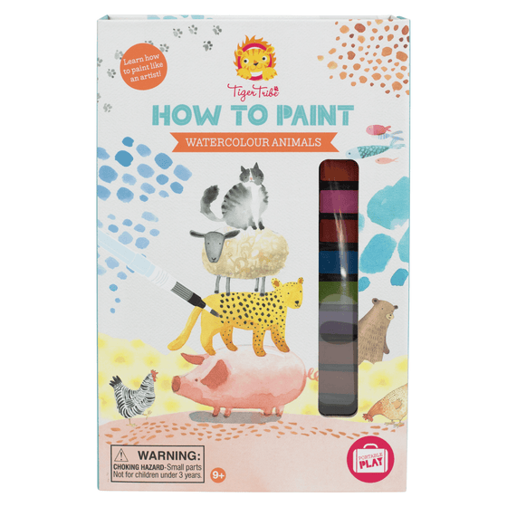 How to Paint - Watercolour Animals - My Little Thieves