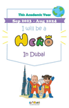I’m a Hero Personalized Wall Academic Calendar - I’m a Hero in Dubai from Sep 23 to Aug 24 - - My Little Thieves
