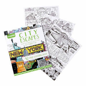 Adult Coloring, City Escapes Coloring Books